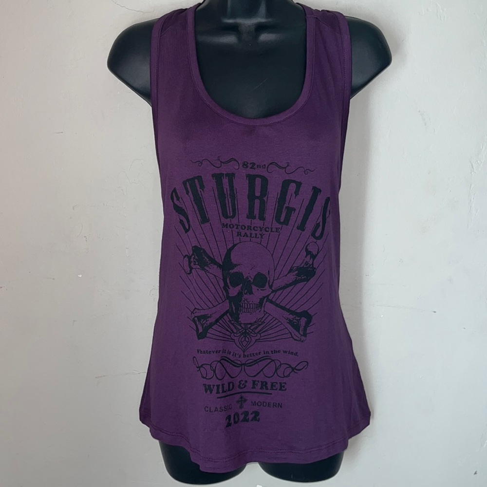NWT Purple Sturgis Tank Cut out back